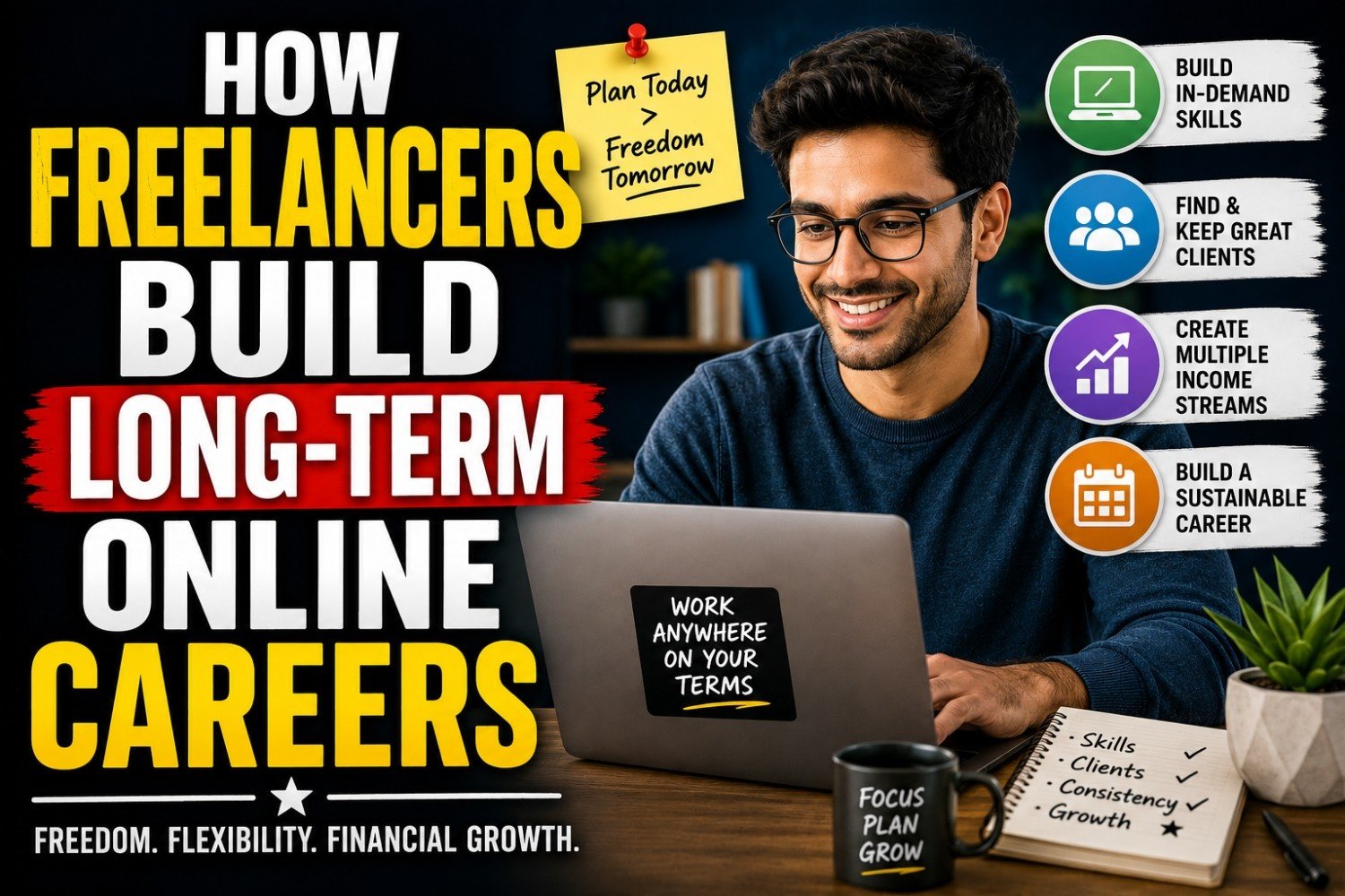 How Freelancers Build Long-Term Online Careers
