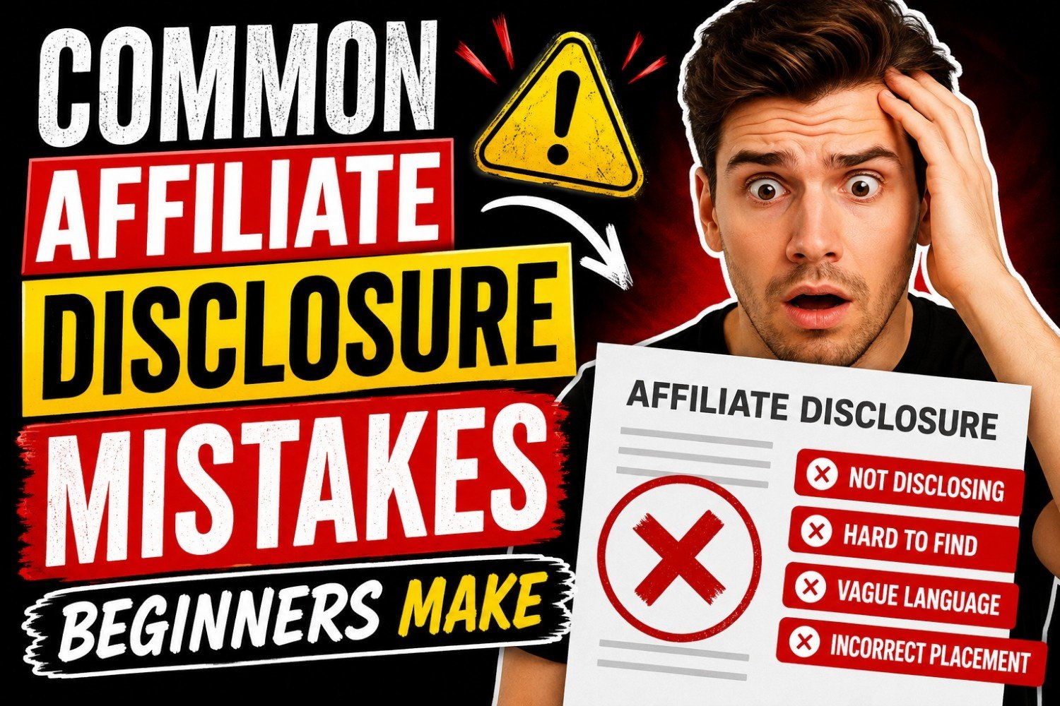 Common Affiliate Disclosure Mistakes Beginners Make